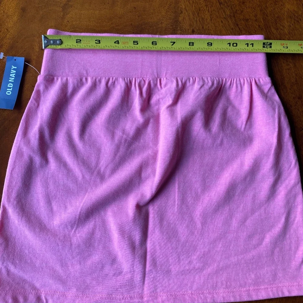 Old Navy cotton stretch mini skirt pink L 10/12